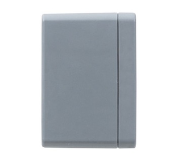 OBUDOWA PUSZKA HERMETYCZNA ABS IP67 195 x 80 x 55 mm CIEMNOSZARA