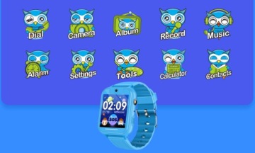 SMARTWATCH SMARTBAND ЧАСЫ ДЛЯ ДЕТЕЙ SIM-ЛОКАТОР СИНИЙ