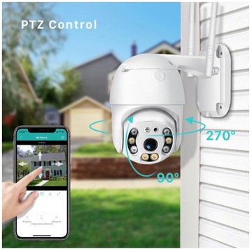 НАРУЖНАЯ PTZ-КАМЕРА IP WiFi ZOOM 5MP 5MPx