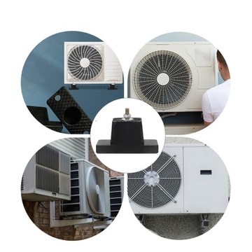 AMORTYZATOR WSPORNIKA KLIMATYZATORA 8 SZT., AMORTYZUJĄCA PODUSZKA POD STOPY