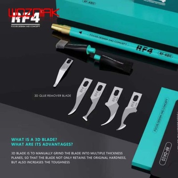 RF4 RF-KB11 ostrze 3D i klej szczotka do usuwania