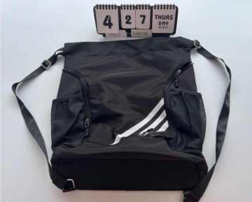 ФУТБОЛЬНАЯ СУМКА НА ШНУРЕ, БАСКЕТБОЛЬНЫЙ РЮКЗАК, ЧЕРНАЯ