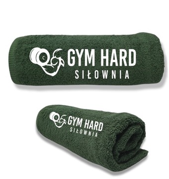 RĘCZNIK firmowy z haftem Logo firmy napisem nazwą