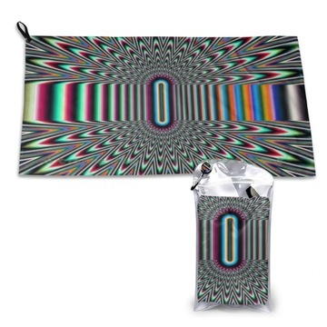 Optical Illusion Art Quick Dry Towel Gym Sports Bath Portable Vampire The