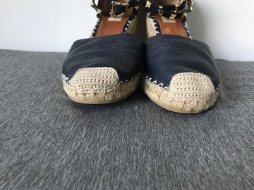 Valentino Garavani espadryle koturn 39