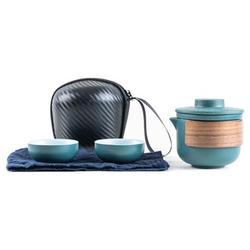 Travel Tea Set Portable Anti Burn Mini Ceramic Tea