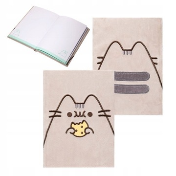 PUSHEEN notes pamiętnik pluszowy w pięknej oprawie