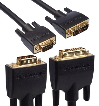 Кабель DVI-I (24+5) на VGA АДАПТЕР КАБЕЛЬ длиной 3 м 1080p АДАПТЕР