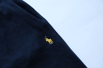 POLO RALPH LAUREN__MĘSKIE SPODNIE DRESOWE GRANAT LOGO__M