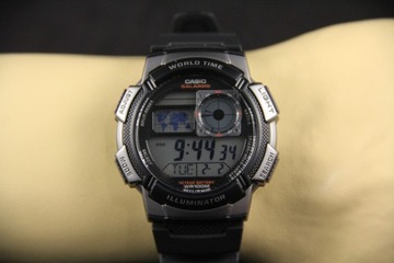 ВОДОНЕПРОНИЦАЕМЫЕ МУЖСКИЕ ЧАСЫ CASIO AE-1000W 3AVDF + ПОДАРОЧНАЯ КОРОБКА