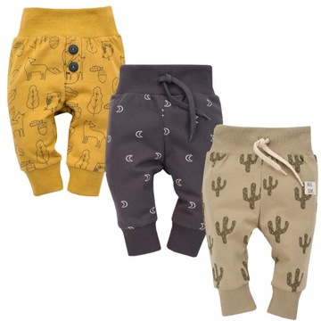 Legginsy niemowlęce chłopięce Pinokio 3 szt 62