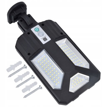 Lampa solarna IP65 87LED z czujnikiem ruchu