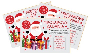 ZDRAPKI zabawa ŚWIĘTY MIKOŁAJ DZIECI ZADANIA x16
