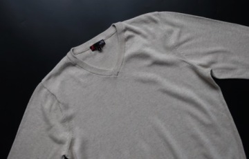 СВИТЕР DRESSMANN L БЕЖЕВЫЙ, БЕЖЕВЫЙ ХЛОПОК PIMA