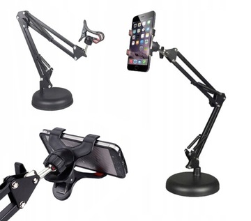 REGULOWANY STATYW STOŁOWY DO SMARTFONU RAMIĘ 22 CM KA-LINE STAND R-108