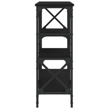 Консольный столик vidaXL Черный 150x29x76,5 см