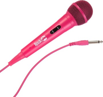 RJMC303-PK mikrofon karaoke przewodowy jednokieru