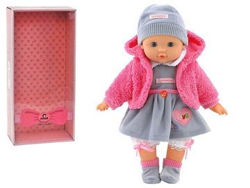 lalka BABY bobas BORN mówi ŚPIEWA sukienka SWETER czapka prezent BOX nr31