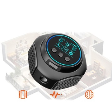 Ультразвуковой отпугиватель грызунов для крыс, отпугиватель мышей для использования в помещении USB-убийца грызунов, черный