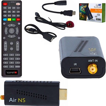 Dekoder DVBT2 Naziemnej HDMI Tuner Mini H.256 HEVC
