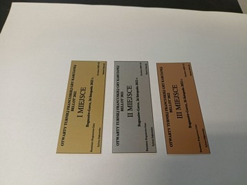 Табличка размером 10х15 с вашей надписью, текстом и графикой.