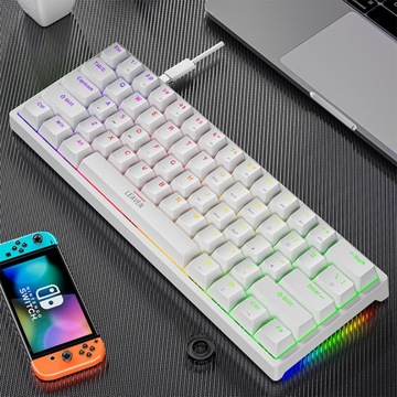 60% Мини-механическая игровая клавиатура K620 61