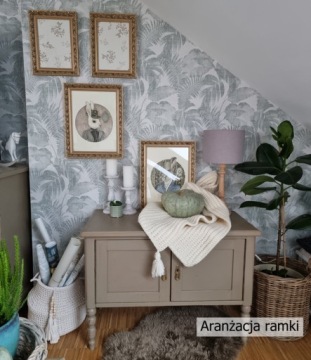Фоторамка 30х40 Фауст Бело-золотой