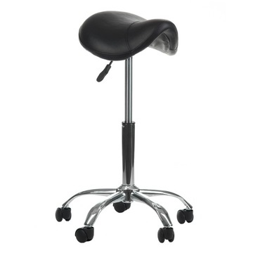 Hoker taboret kosmetyczny fryzjerski stomatologiczny BD-9909 CZARNY