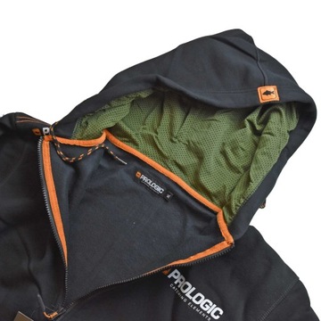 ЧЕРНАЯ толстовка с капюшоном на молнии Prologic EDEN, размер «XL»