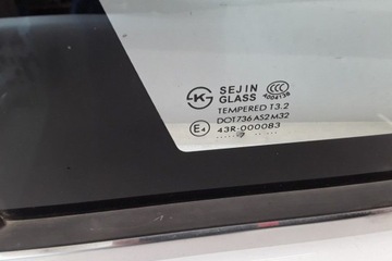 LEVÝ ZADNÍ SKLO (OKNO) KAROSERIE OPEL ANTARA 43R000083 2.4L GASOLINE 103KW 2009