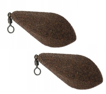 MISIEK- Ciężarek -TORPEDA brązowa 70g Zestaw 2szt.