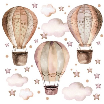 Naklejki na ścianę balony 100x200cm LO8