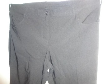 Spodnie C&A na suwak 50 czarne elastyczne