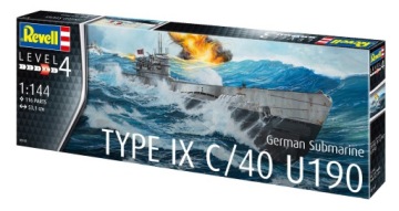 Немецкая подводная лодка Type IX C/40 (U190) - модельный комплект Revell 05167