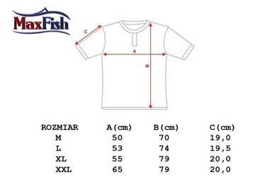 СТИЛЬНАЯ ФУТБОЛКА С РЫБОЙ - ОКУНЬ - XL