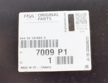 BERLINGO III PARTNER LEVÝ PRÁH LEM SLOUPEK ORIG.