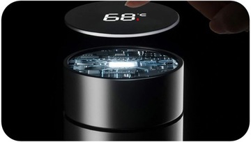 ТЕРМОКРУЖКА ТЕРМОС С ТЕРМОМЕТРОМ ТЕРМОКРУЖКА СО СВЕТОДИОДНЫМ ДИСПЛЕЕМ 500мл