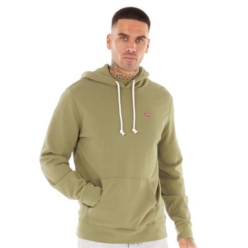 Y4137 LEVIS NEW ORIGINAL HOODIE MARTINI OLIVE Bluza BAWEŁNA KAPTUR M/L