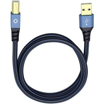 OEHLBACH USB A - USB B 2.0 KABEL DO DRUKARKI SKANERO POZŁACANY DŁUGI 10M