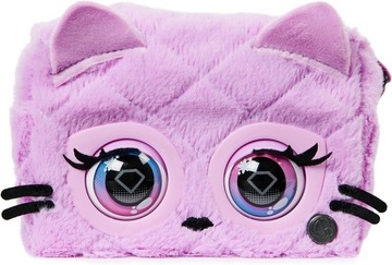 PURSE PETS INTERAKTYWNA TOREBKA Z DŹWIĘKIEM I RUCHOMYMI OCZAMI KOTEK
