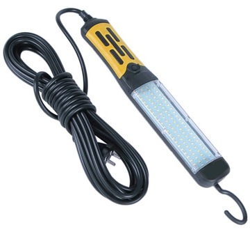 LAMPA WARSZTATOWA KANAŁOWA LATARKA 100 LED COB MOCNA HAK MAGNES 230V AG121F