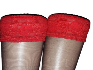 чулки с задержкой 3/4