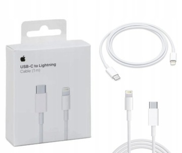 Oryginalny Kabel USB typ C - Apple Lightning Apple 1 m biały