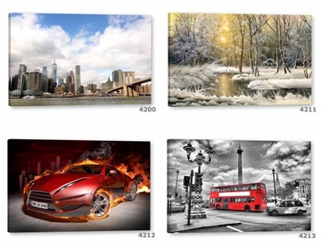 Картина на холсте 120х80 Картины на стену Две лошади