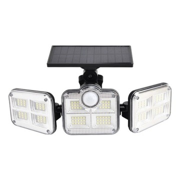 LAMPA SOLARNA KINKIET OGRODOWA ULICZNA 120 LED