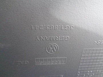 TUNEL ŚRODKOWY RAMKA PRZYCISKI VW PASSAT B8 14- EU