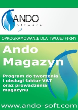 Ando Magazyn 2024 PL — Программа выставления счетов и складирования — бессрочная лицензия