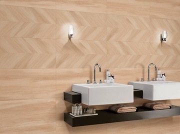 ПЛИТКА. ДЕРЕВЯННАЯ 30X60 ЕЛОЧКА МАТОВАЯ СТЕНА