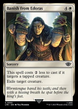 MTG LTR #1 Banish from Edoras Foil