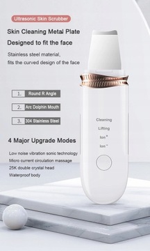 Ультразвуковой скруббер для кожи, очиститель для лица Ion Acne